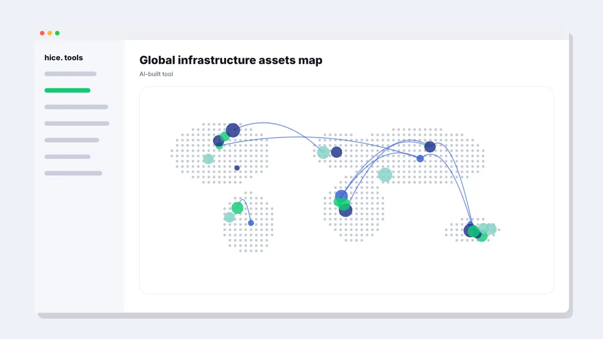 Global infrastructure assets map — preview
