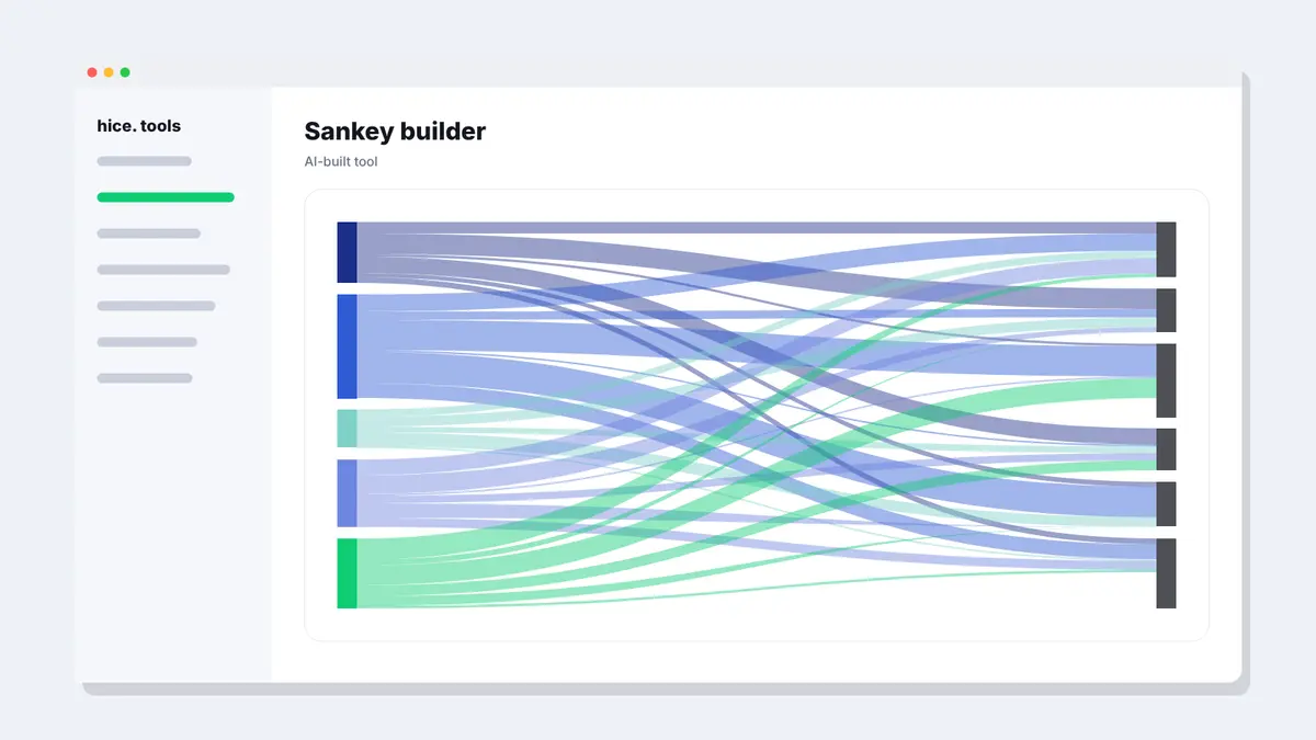 Sankey builder — preview